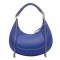 Vintage Hobo Zipper Shoulder Hand Bags - Blue