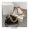 Snake Print Vintages Wooden Clips Trend Shoulder Bags - Green
