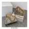 Snake Print Vintages Wooden Clips Trend Shoulder Bags - Green