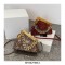 Snake Print Vintages Wooden Clips Trend Shoulder Bags - Green