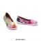 Valencia Slip-On Ballet Knitted Canvas Loafers - Summer Jungle