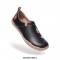 Toledo Slip-On Microfiber Leather Loafers - Crane In Dark