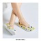 Valencia Slip-On Ballet Canvas Loafers - Lemon Juice