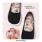 Valencia Slip-On Ballet Canvas Loafers - Knitted Black