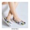Valencia Slip-On Ballet Knitted Canvas Loafers - Sweet Pineapple