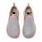 Cuenca Slip-On Natural Wool Fall Loafers - Light Grey Wool