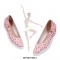 Minorca Slip-On Ballet Knitted Canvas Loafers - Love Letter