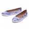 Minorca Slip-On Ballet Satin Silk Loafers - Purple Fragrance