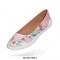 Minorca Slip-On Ballet Satin Silk Loafers - Lily of Valley