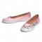 Minorca Slip-On Ballet Satin Silk Loafers - Lily of Valley