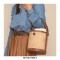 Summer Style Wicker Bucket Straw Beach Bags - Brown
