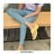 Peep Square Toe Platforms Wedges Flip Flops Sandals - Yellow
