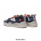 Mijas 3 Lace-Up Canvas PU Mens Sneakers - Le Passé Blue Grey