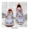 Mijas 3 Lace-Up Canvas PU Mens Sneakers - Fading Grey