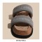 Comfortable Summer Sandals Slippers - Black