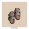 Comfortable Summer Sandals Slippers - Apricot
