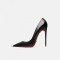 Pointed Toe 5 inches Stiletto Heels Pastel Mat Classic Office Wedding Pumps - Black