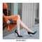 Pointed Toe 5 inches Stiletto Heels Pastel Mat Classic Office Wedding Pumps - Black