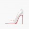 Pointed Toe 5 inches Stiletto Heels Pastel Mat Classic Office Wedding Pumps - White