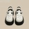 Hollow Designed Thickheeled Back Straps Mary Janes Summer Sandals - White