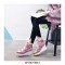 Round Toe Wedges LaceUp Glitter Sequins Sports Shoes - Pink