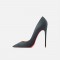 Pointed Toe 5 inches Stiletto Heels Suede Classic Office Wedding Pumps - Gray