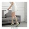 Peep Toe Crosstied Gladiator Straps Lace Up Transparent Chunky Heels Sandals - Green