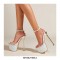 Peep Toe Platforms Stiletto Sandals - White