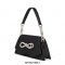 Vintage Shaped Bowtie Rhinestones Bags - Black