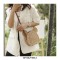 Wicker Straw Cute Kawaii Cartoon Mini Bags - Khaki
