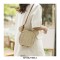 Wicker Straw Cute Kawaii Cartoon Mini Bags - Khaki