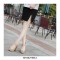 Peep Toe Chunky Heels Platforms Mary Janes Pumps - Apricot