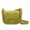Cute Mini Crossbody Buckles Purses Clutches Shoulder Bags - Lemon