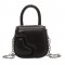 Mini Designed Chain Crossbody Purses Clutches Shoulder Bags - Black