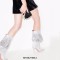Pointed Toe Stiletto Heels Tassels Decorated Fancy Suede Knee High Boots - White