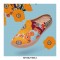 Malaga Unisex Canvas Slippers - Marigolds