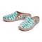 Malaga Unisex Canvas Slippers - Van Goghs Cypresses