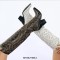 Pointed Toe Chunky Heels Rhinestones Cowboy Western Knee Highs Boots - Black