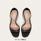 Peep Toe Ankle Buckle Straps Dorsay Chunky Block Heels Platforms Sandals - White Patent
