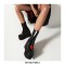 Round Toe Platforms Sweet Hearts Wedges Chelsea British Punk Patent Boots - Black