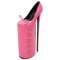 Fly High Platforms Stiletto Super 12 inches Heels Cross Decorated Straps Round Toe Pumps - Pink Patent