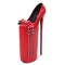 Fly High Platforms Stiletto Super 12 inches Heels Zipper Decorated Round Toe Pumps - Red Patent
