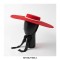 Flat Wool Brim Paris Style Beads Decorated Luxury Hat - Auburn