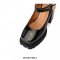 Square Toe Chunky Heels Platforms Mary Janes Pumps - Rose Red