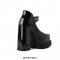 Square Toe Chunky Heels Platforms Mary Janes Pumps - Rose Red