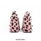 Square Toe Chunky Heels Mary Janes Miss Piggy Shoes - Pink