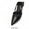 Pointed Toe Stiletto Heels Platforms Ankle Buckle Straps Mary Janes Dorsay Pumps - Orange