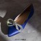 Pointed Toe Rhinestones Bow Daily Slip On Ballet Flats - Blue Satin