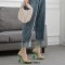 Peep Toe Twist Strange Heels Ankle Buckle Straps Sexy Summer Sandals - Green