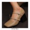 Square Toe Chunky Heels Double Straps Vintage Mary Janes Pumps - Black